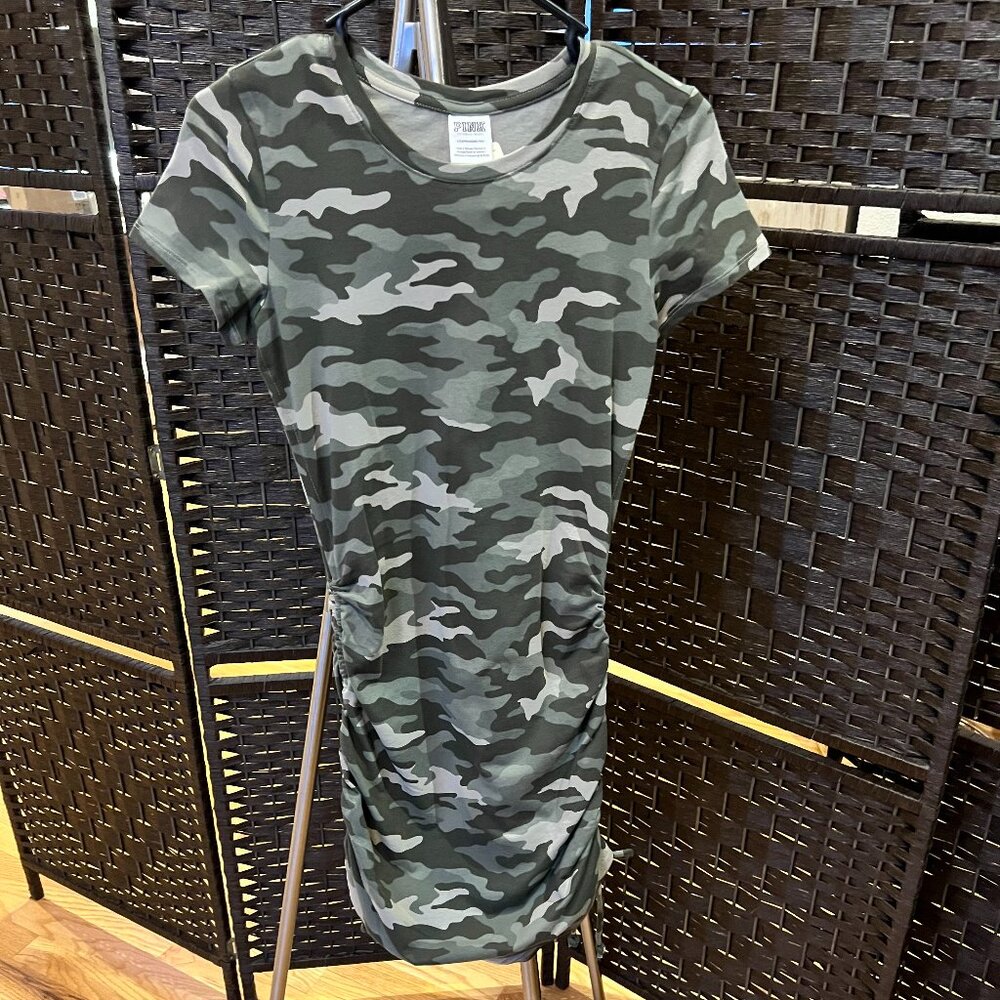 NWT Pink XS Camo Dress